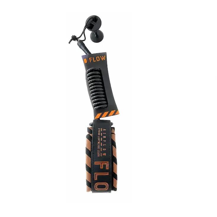 Bodyboard Leash 8mm, Bicep, Ultra-light, Black/Brown