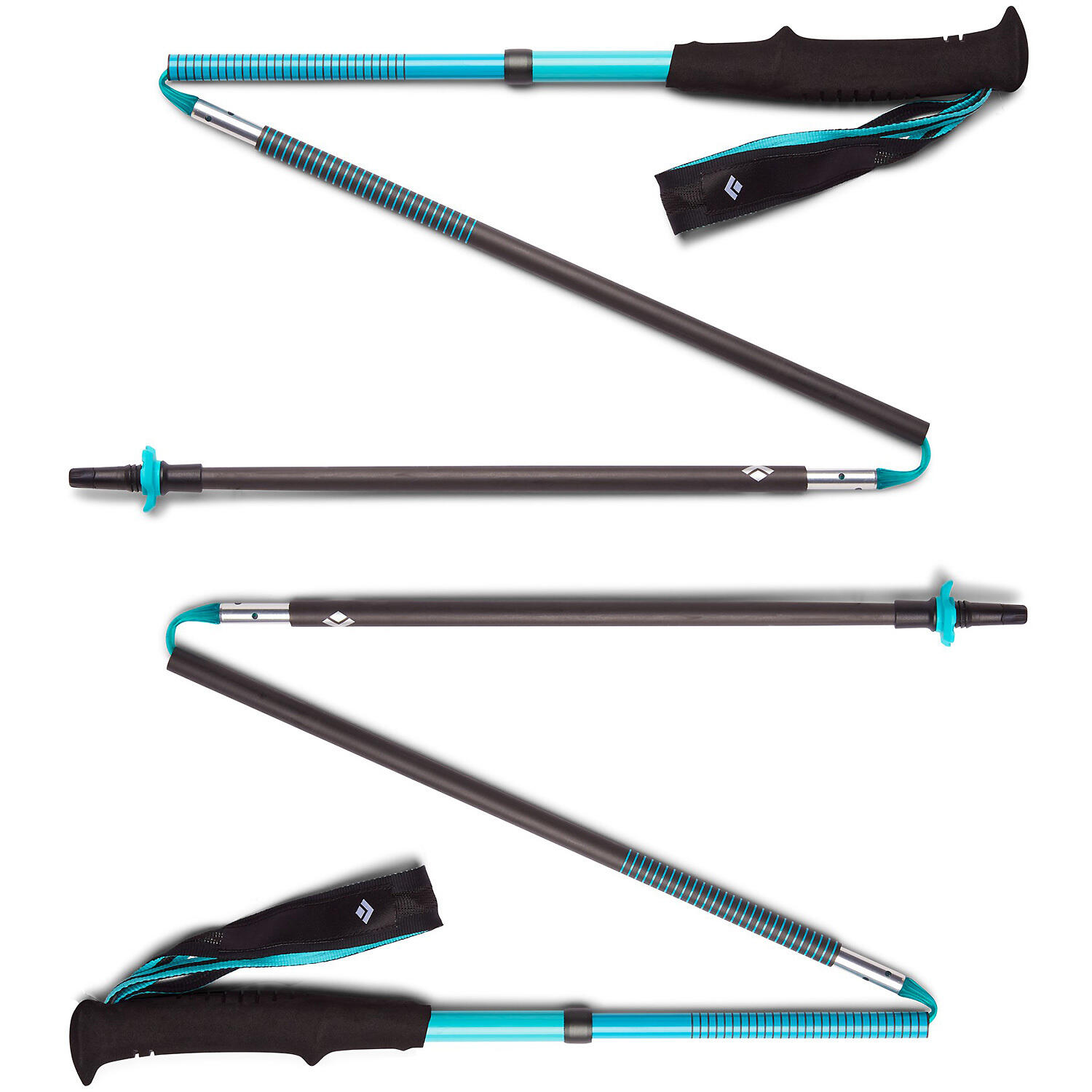 Bâton de randonnée femme Black Diamond Distance FLZ Poles (x2) 2/3