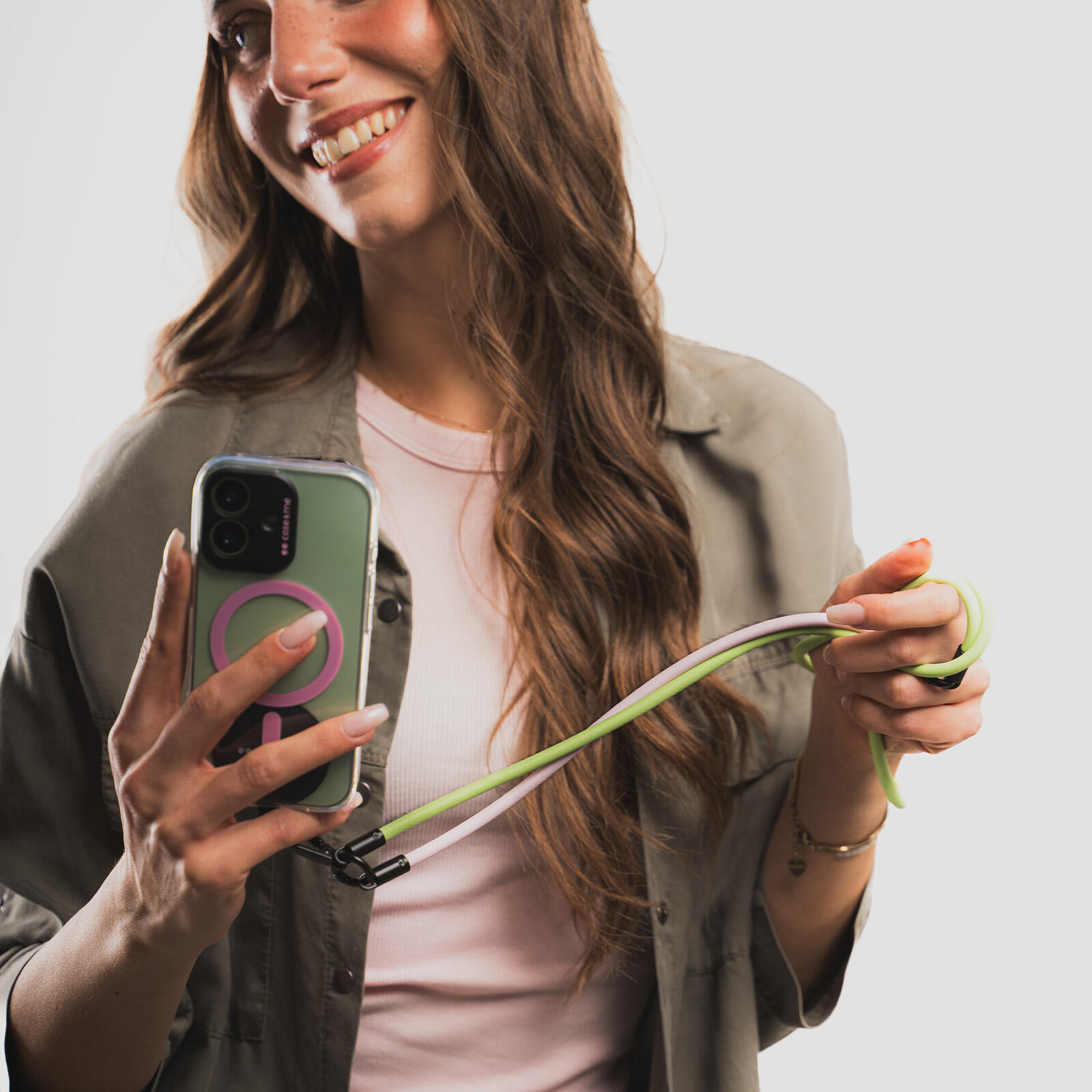 Jelly Trio Lace- Laccio universale per smartphone in silicone 3 in 1 4/6