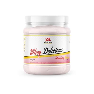 Whey delicious - 80% eiwit, proteïne poeder - vanille - 450 gram (15 shakes)
