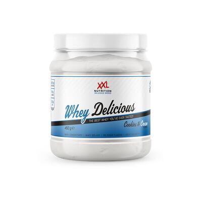 Whey delicious - 80% eiwit, proteïne poeder - vanille - 450 gram (15 shakes)