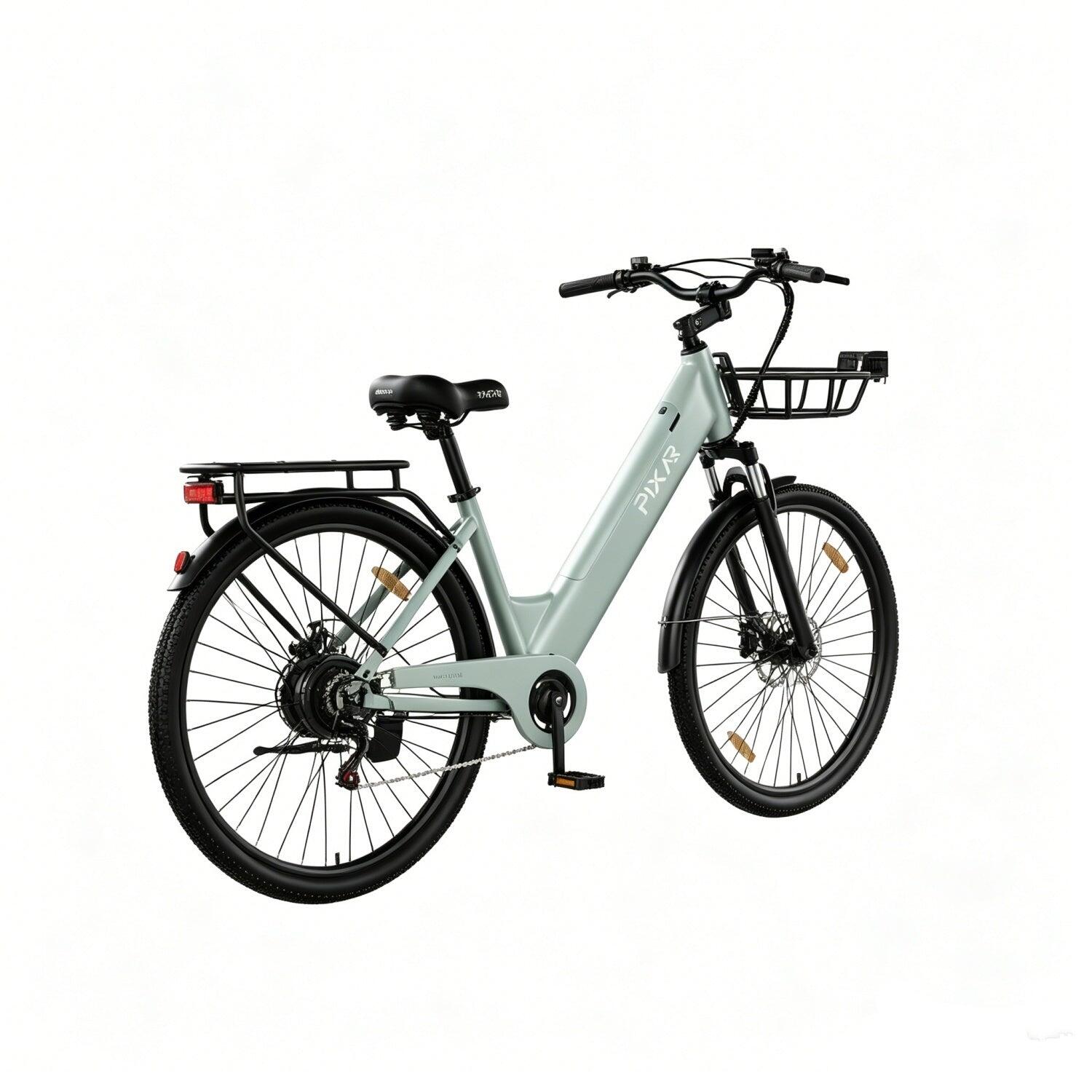 Pixar C1 PRO E-Bike 250W 36V18AH 28" Freni Idraulici Verde 5/5