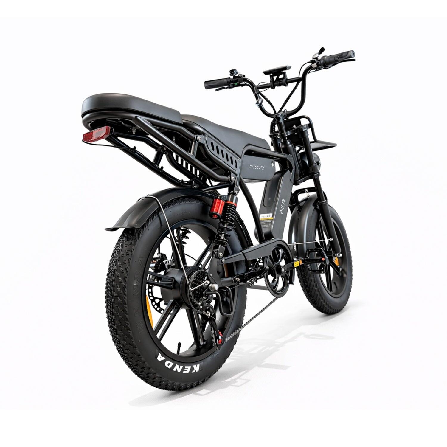 Pixar M9 E-Bike 250W 48V17.5AH+17.5AH 20" Freni Idraulici Nero 5/5