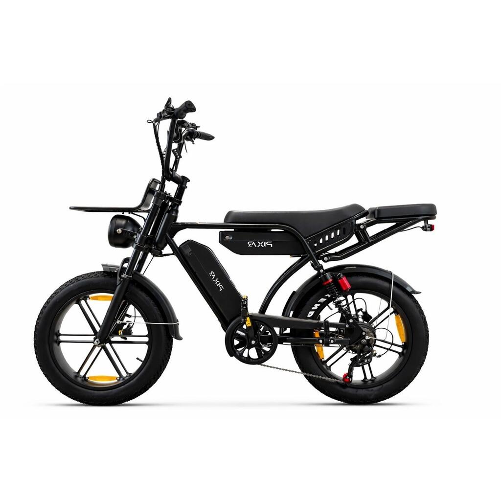 Pixar M9 E Bike 250W 48V17.5AH+17.5AH 20" Hydraulic Brakes Black