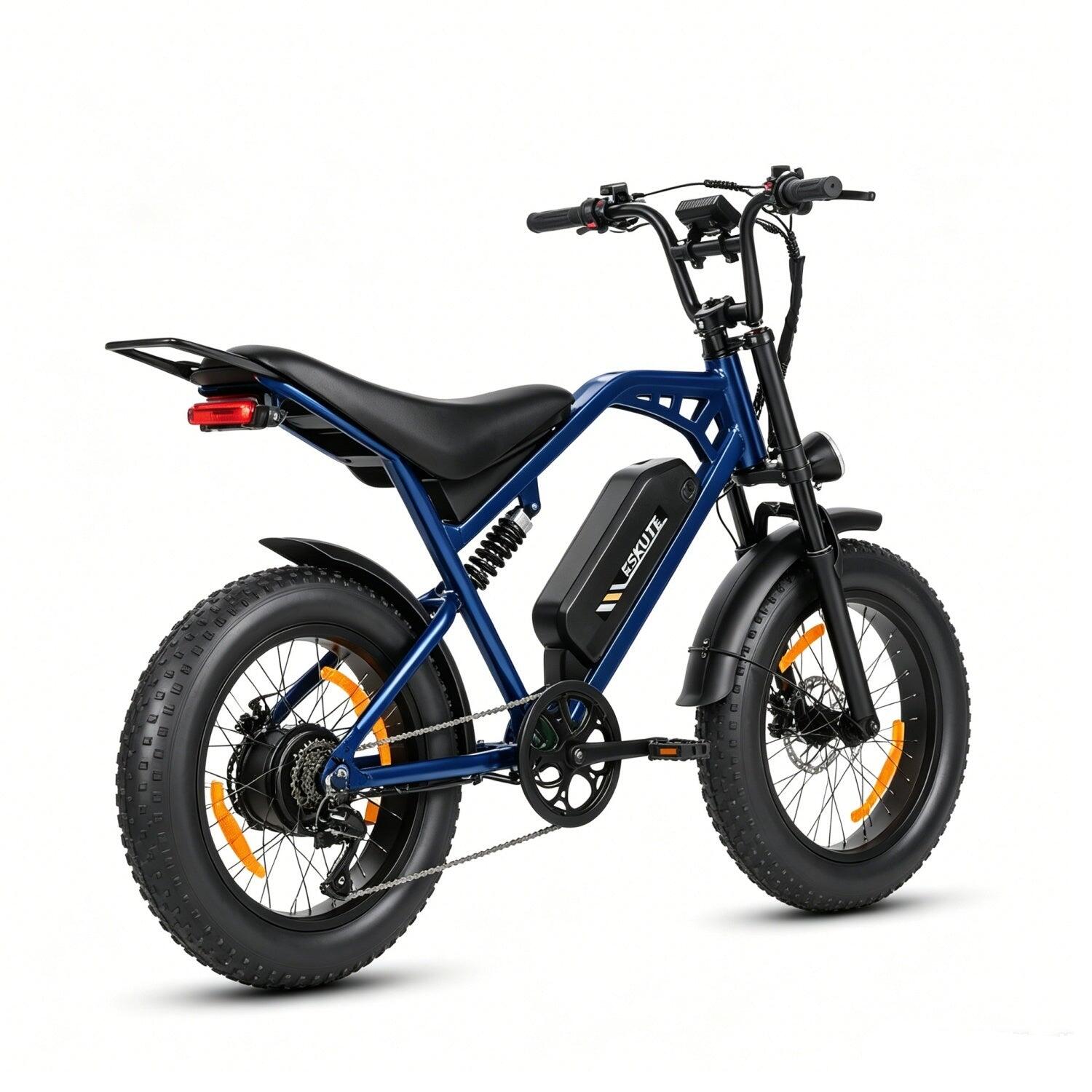 Elektrische Motorfiets ESKUTE V202 250W 48V20.8Ah 20" Accessoires Blauw 5/5