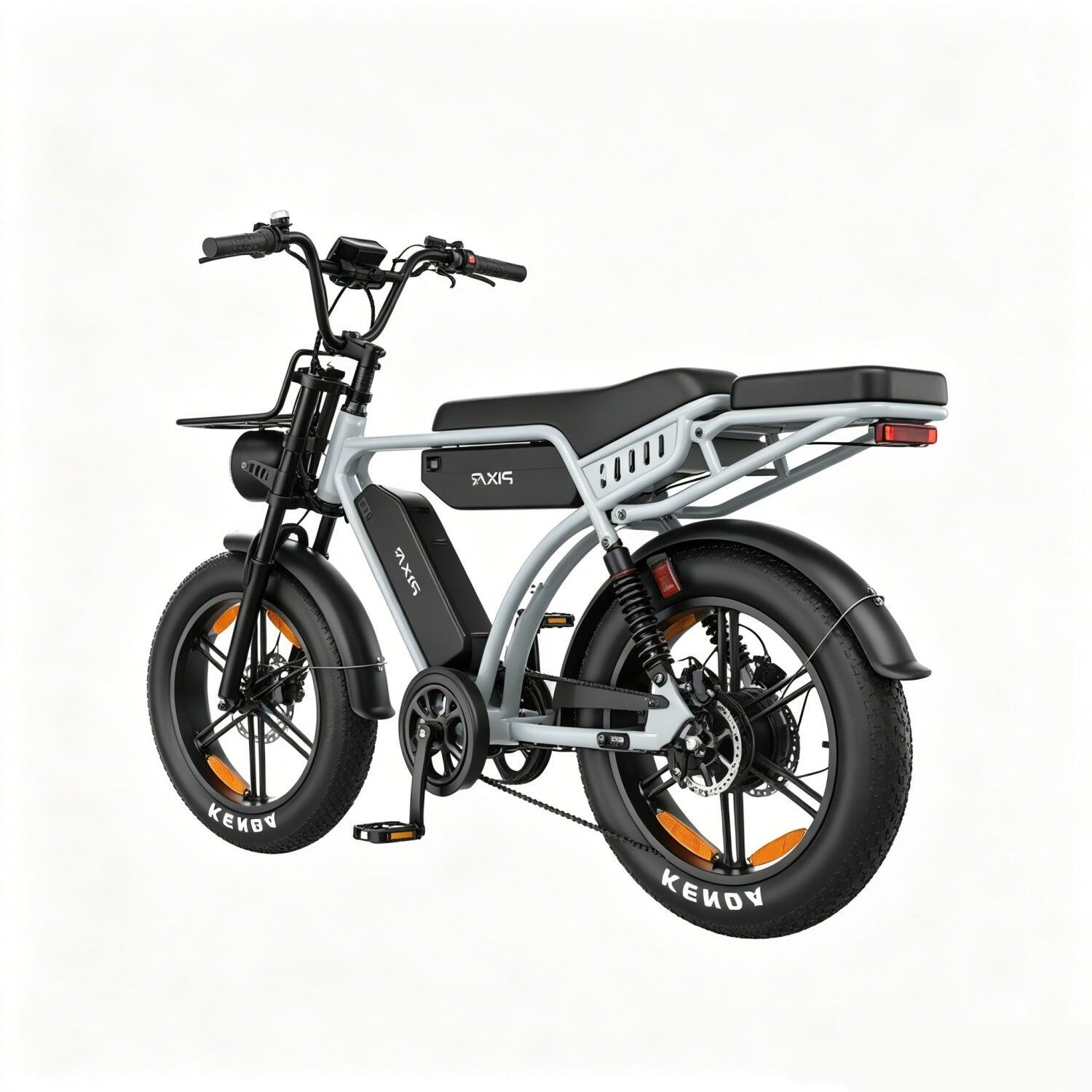Pixar M9 Vélo Électrique 250W 48V17.5AH+17.5AH 20" Freins Hydrauliques Gris 5/5