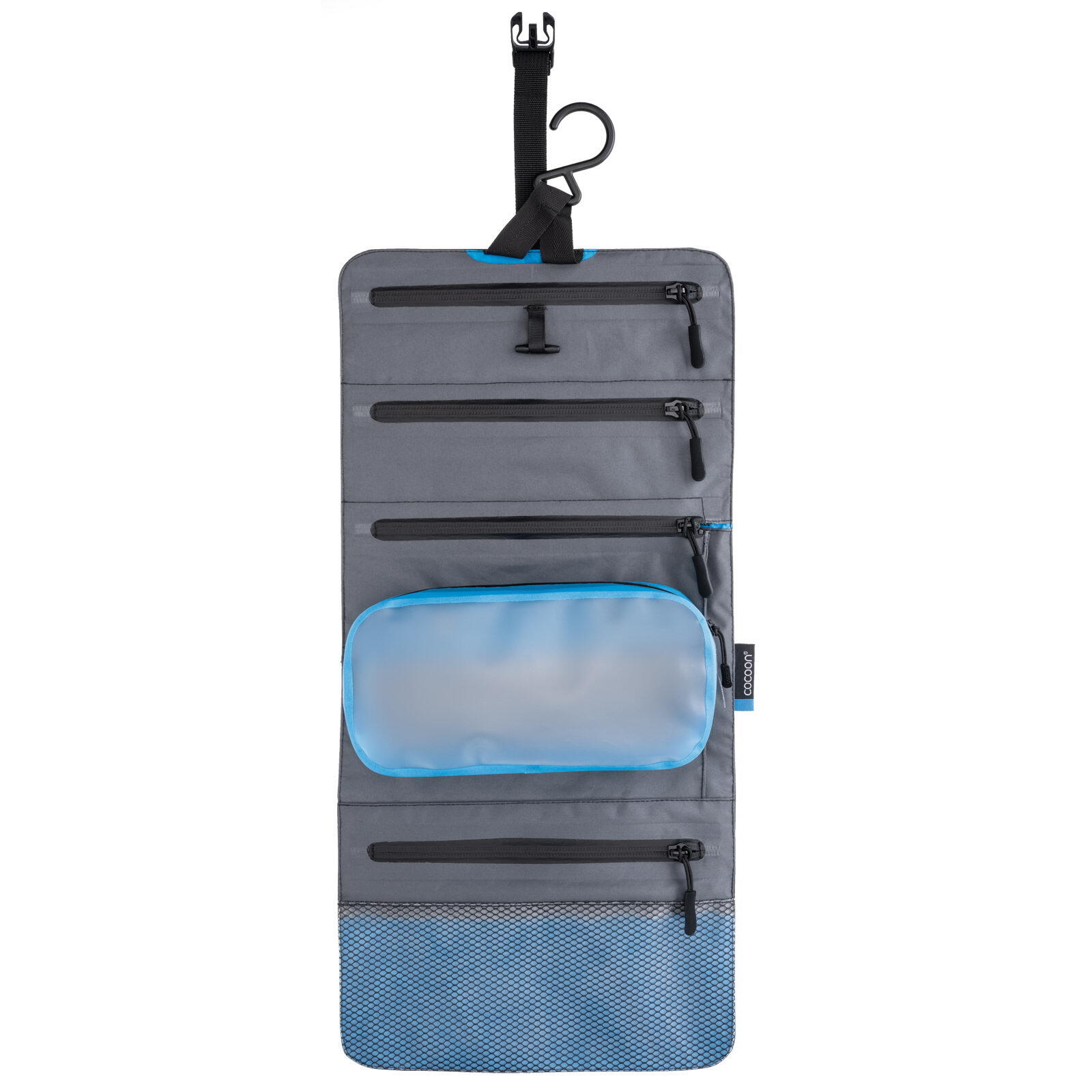 Kulturbeutel Hanging Toiletry Kit Minimalist WP grey-black-blue 3/7
