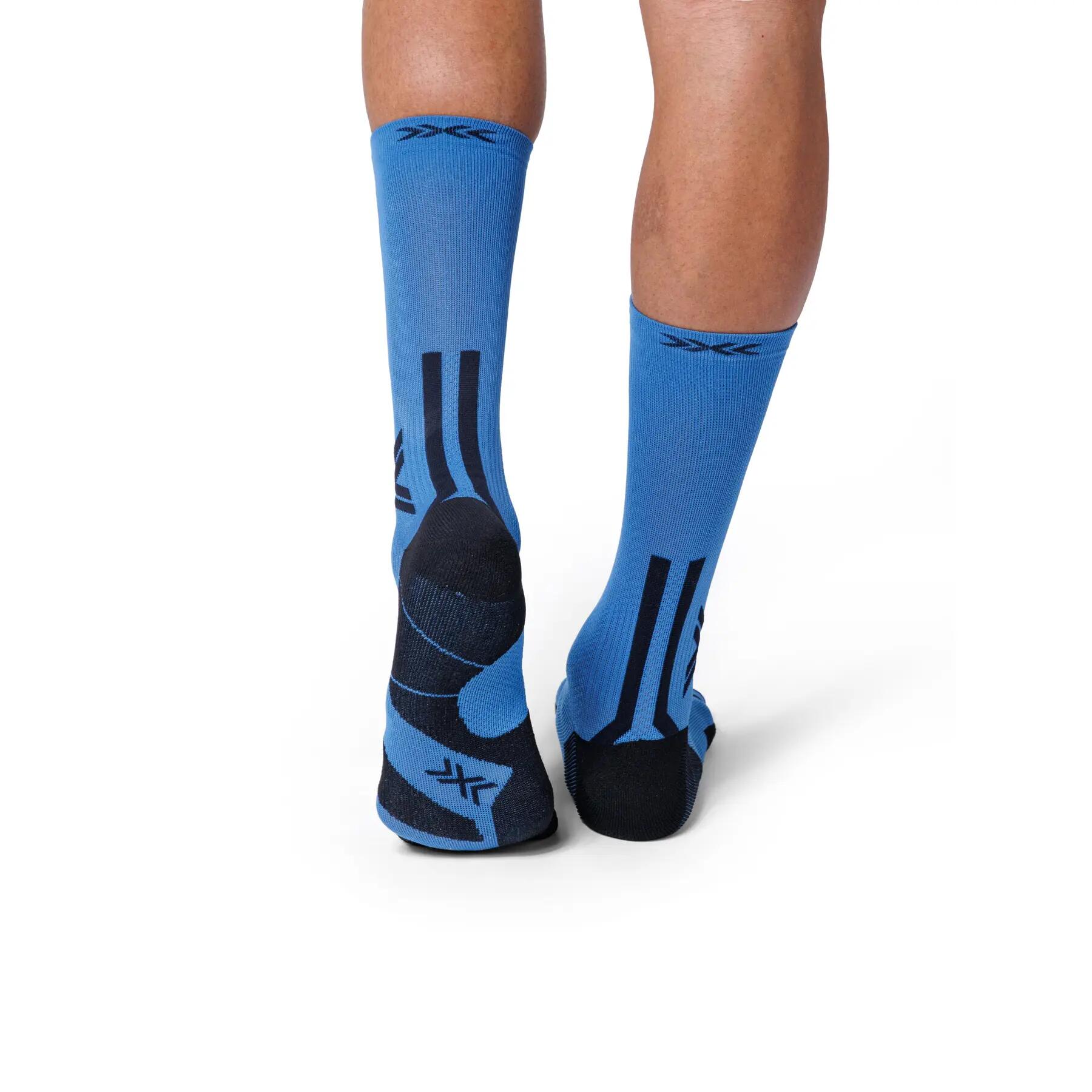 X-Socks Trailrun Discover Crew Socks Azul/Preto 4/4