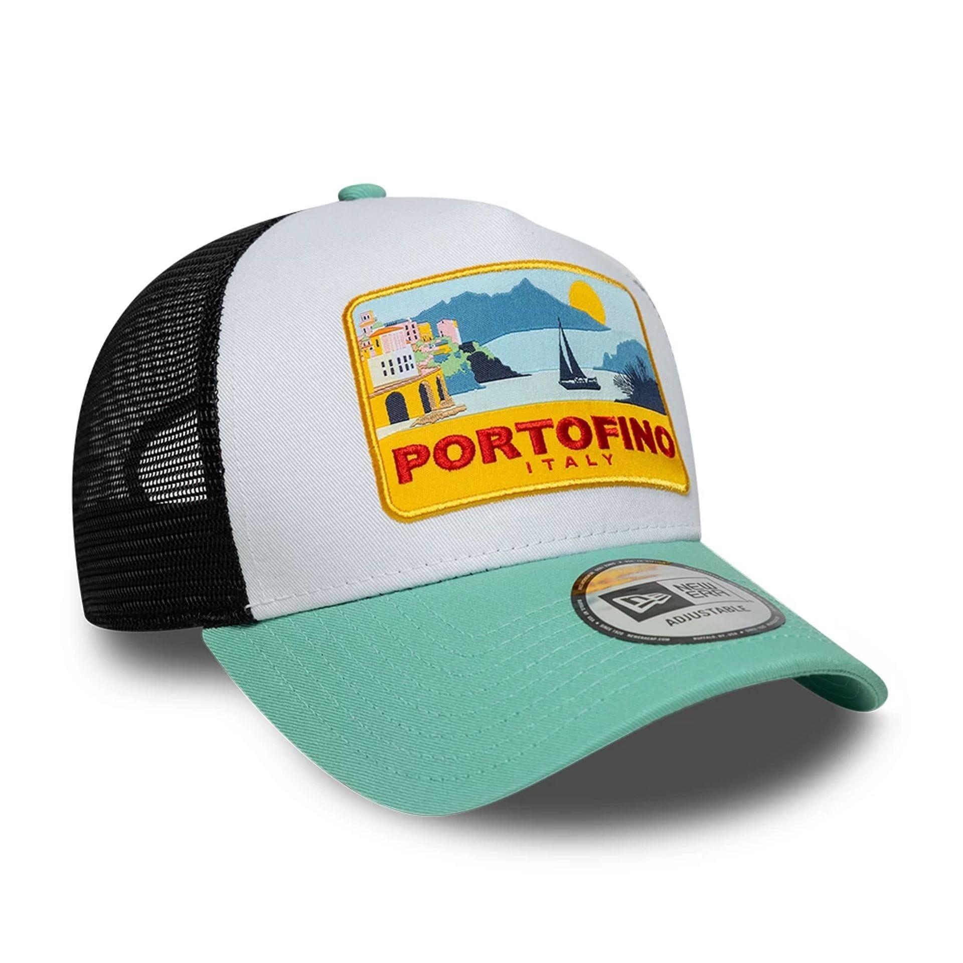 New Era 9FORTY Trucker Cap Location pastel blue/white/black 3/5