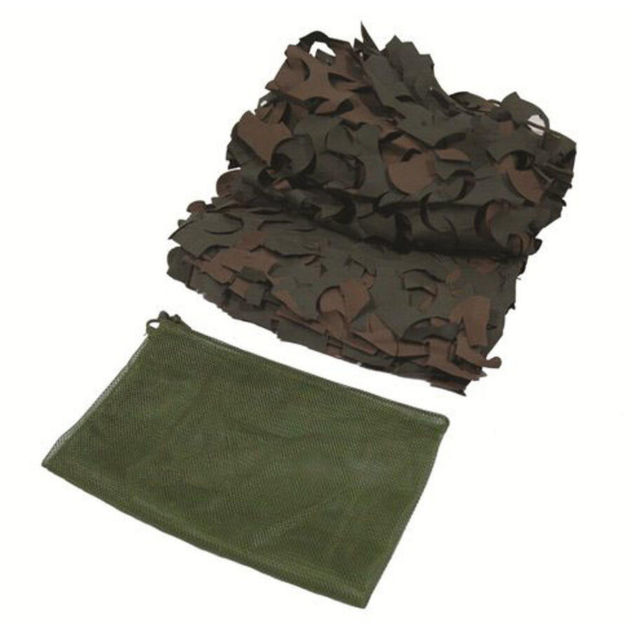 CAMOUFLAGE FLEET - HUNTING - GROEN EN BRUIN - 3 x 1,40 - MET TASSEN 2/2