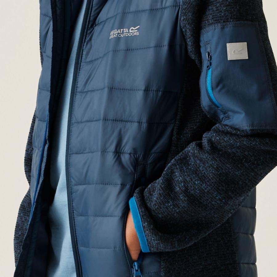 Children's Hybrid Hooded Jacket Regatta Newhill 3/7