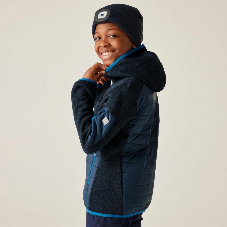 Children's Hybrid Hooded Jacket Regatta Newhill 5/7