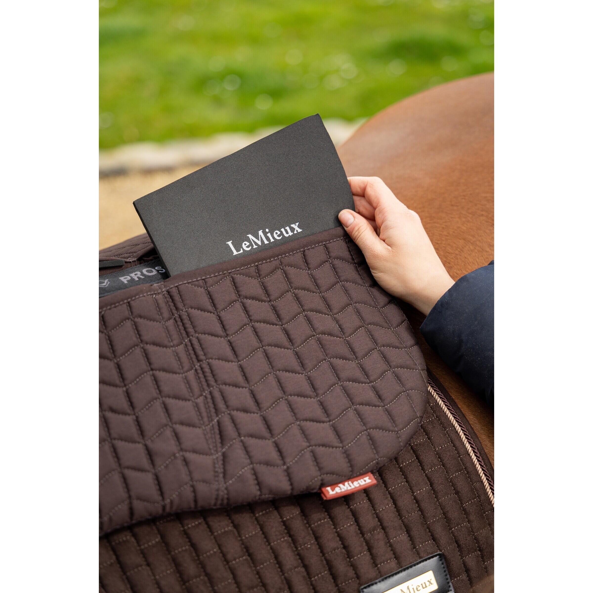 Lemieux Zadelonderlegger Prosorb 3 Pocket Bruin - 7/7