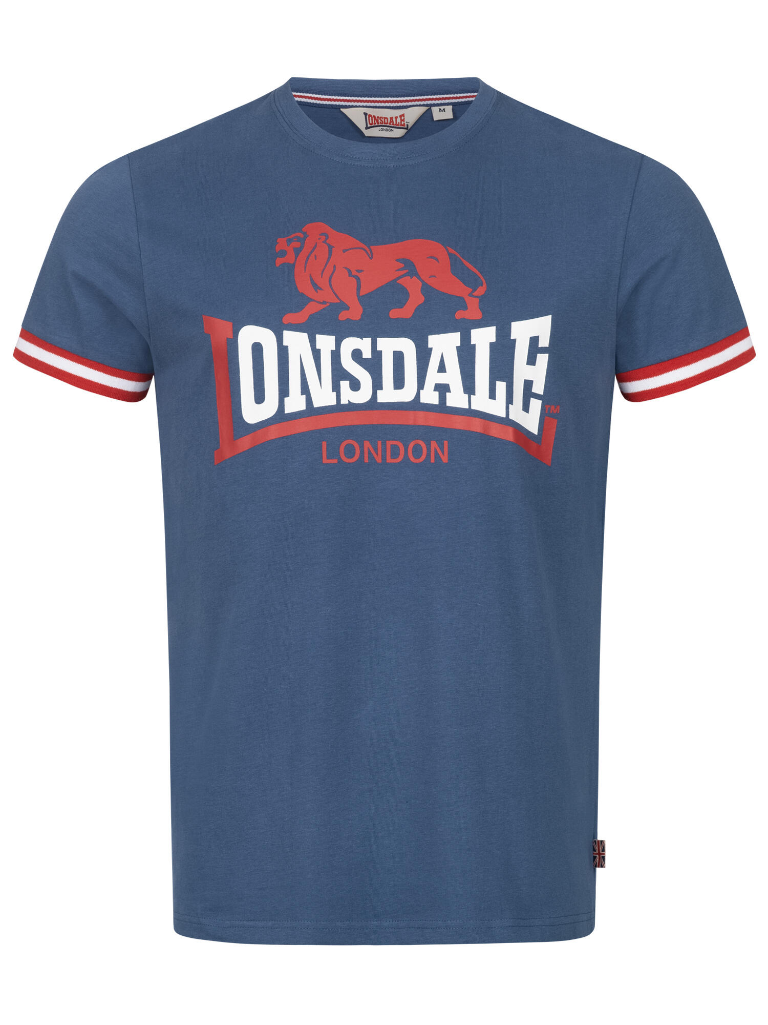LONSDALE Heren-T-shirt normale pasvorm KERGORD 2/5