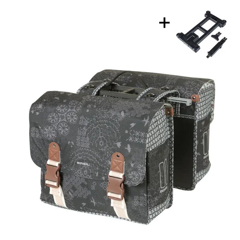 Sacoche double « Bohème - Double Bag MIK 2.0 », charbon 3/4