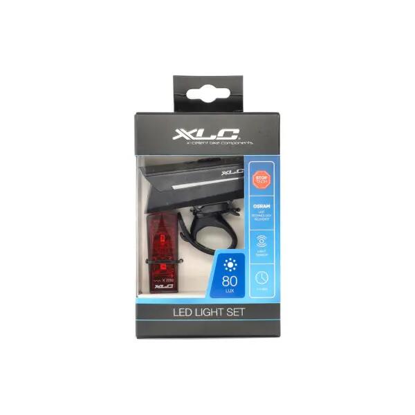 Jeu d'éclairage vélo LED XLC CL-S25+ Proxima Pro Plus USB 4/4