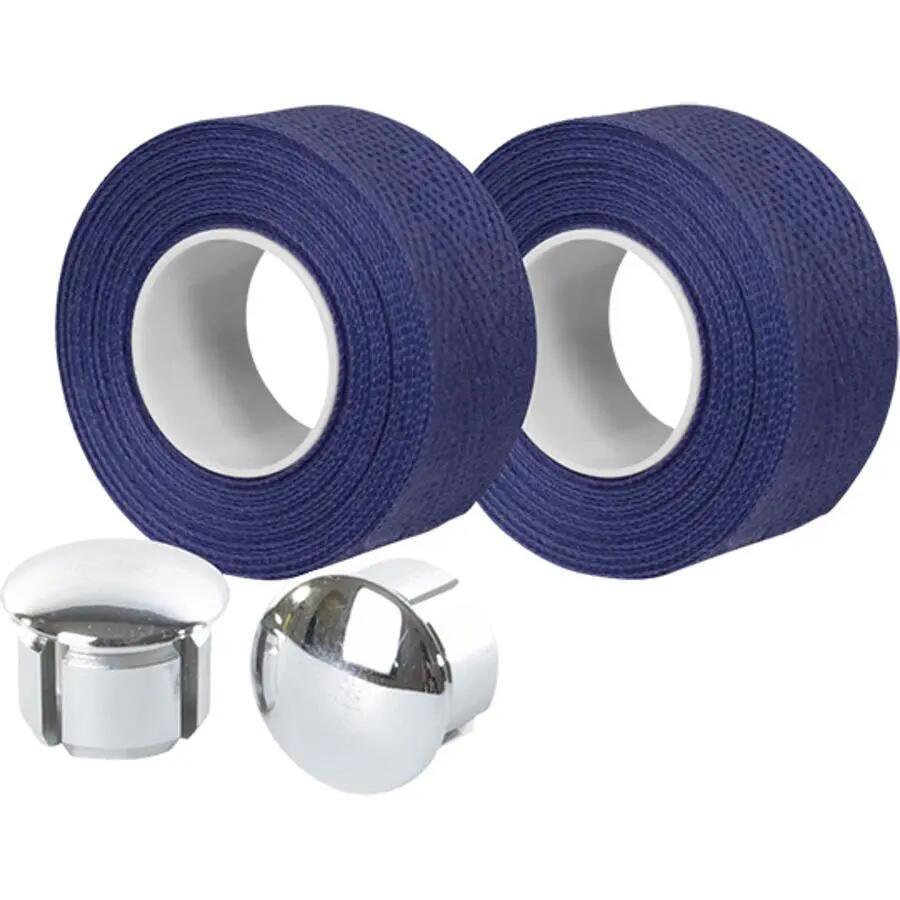 Cotton handlebar tape with handlebar end Velox Tressorex 85