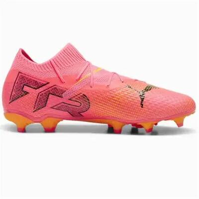 Future 7 pro fg/ag voetbalschoenen puma sunset glow black sun stream pink orange