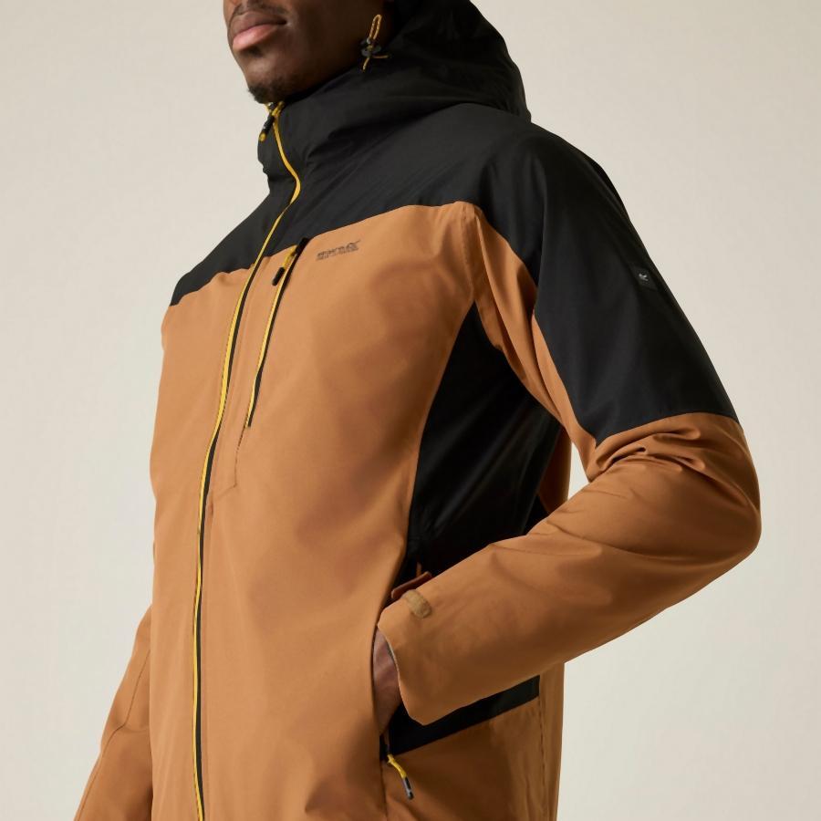 Veste 3 en 1 Imperméable Regatta "Wentwood" 2XL Camel 3/7