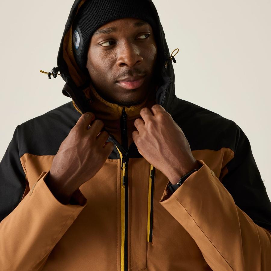 Veste 3 en 1 Imperméable Regatta "Wentwood" 2XL Camel 6/7