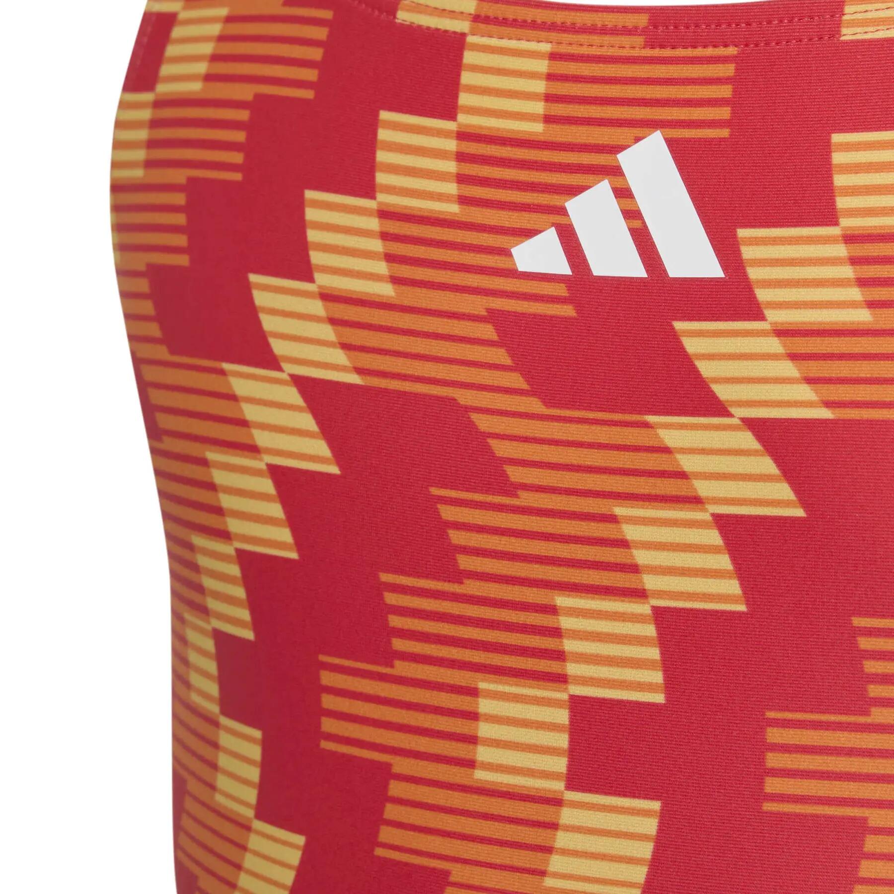 One-piece swimsuit for girls adidas Football-Inspired Graphic 3/5