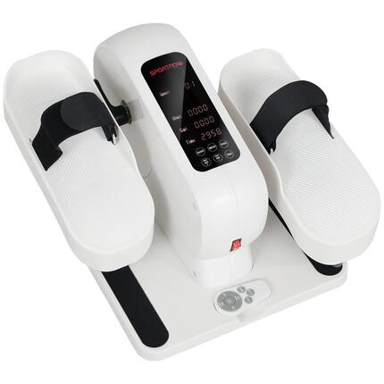 Mini vélo elliptique électrique télécommande noir blanc