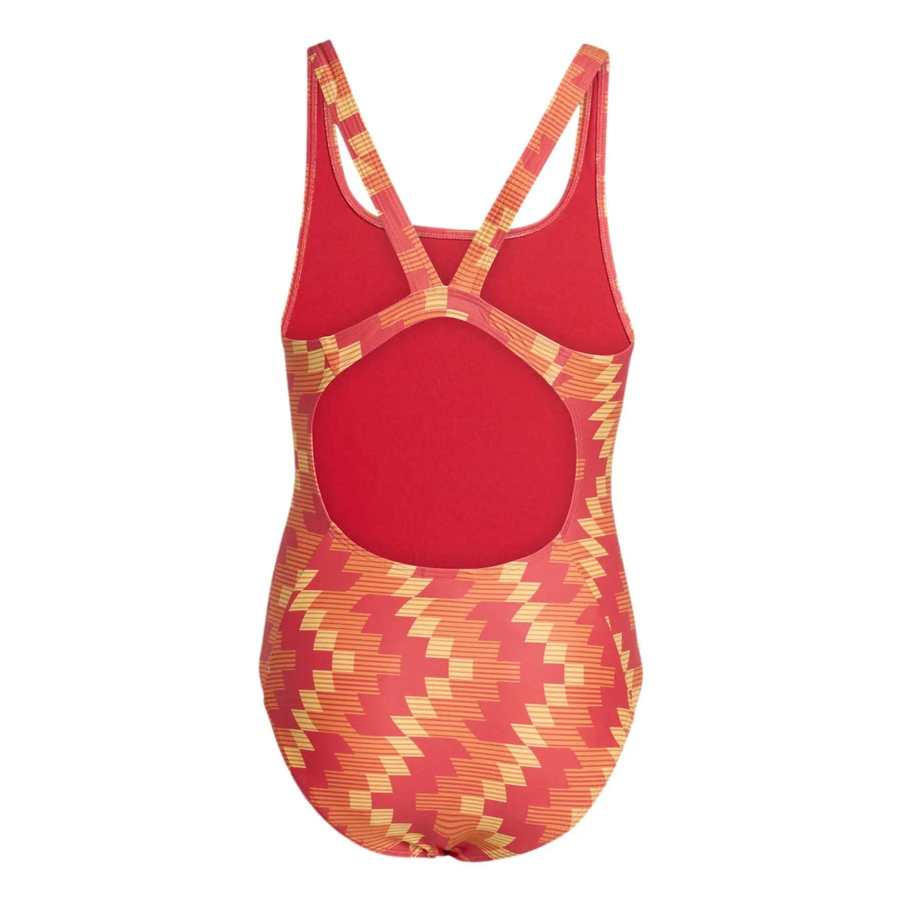 One-piece swimsuit for girls adidas Football-Inspired Graphic 2/5