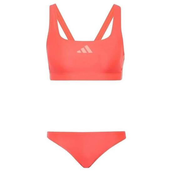 Maillot de bain 2 pièces dos en V femme adidas 3-Stripes