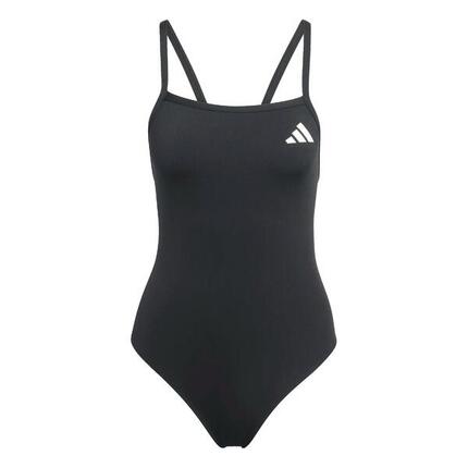 Een delig badpak met V-achterkant en fijne bandjes voor dames adidas