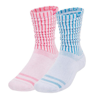 Heren sportstyle scruch cotton crew sokken (set van 2) (blauw)