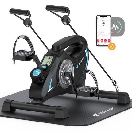 Mini-vélo d’appartement silencieux - 16 niveaux, écran LCD, tapis antidérapant