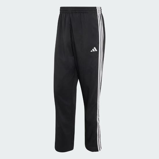 Pantaloni Essentials 3-Stripes Stanford Lite Woven Tapered con orlo aperto