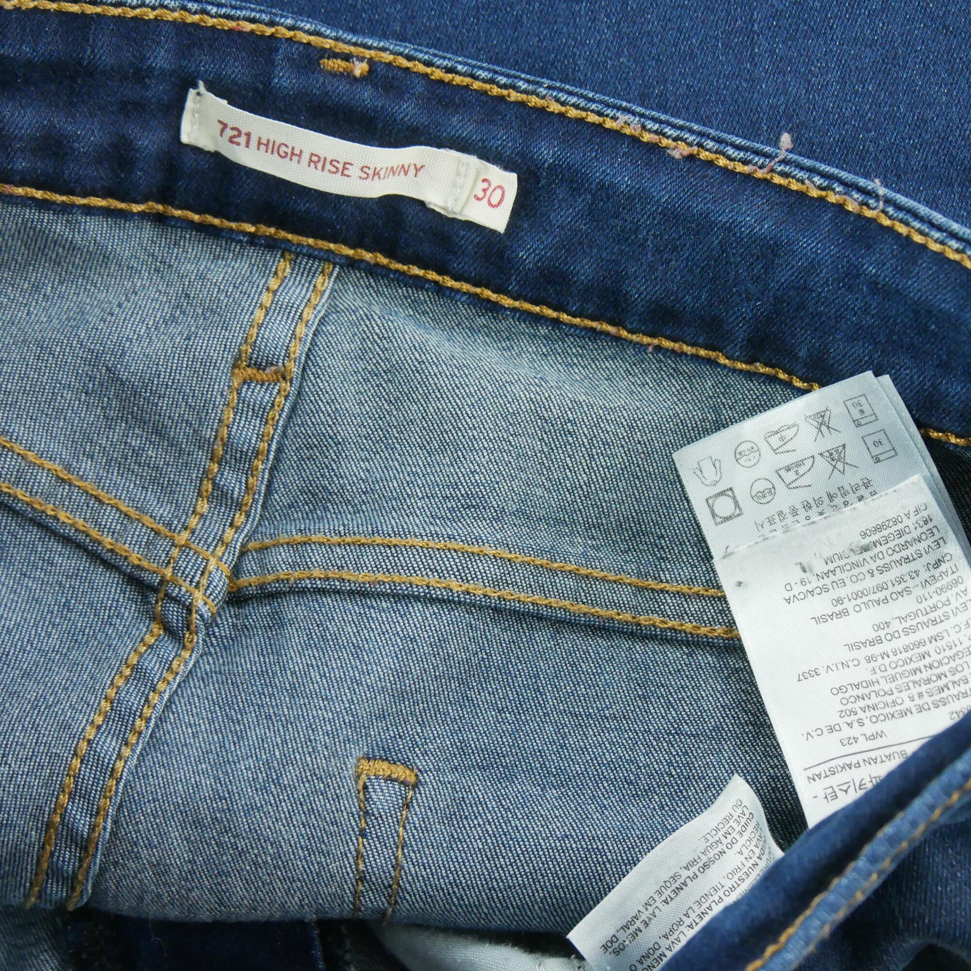 Refurbished - Levi Strauss Damenjeans 721 - In sehr gutem Zustand 7/7
