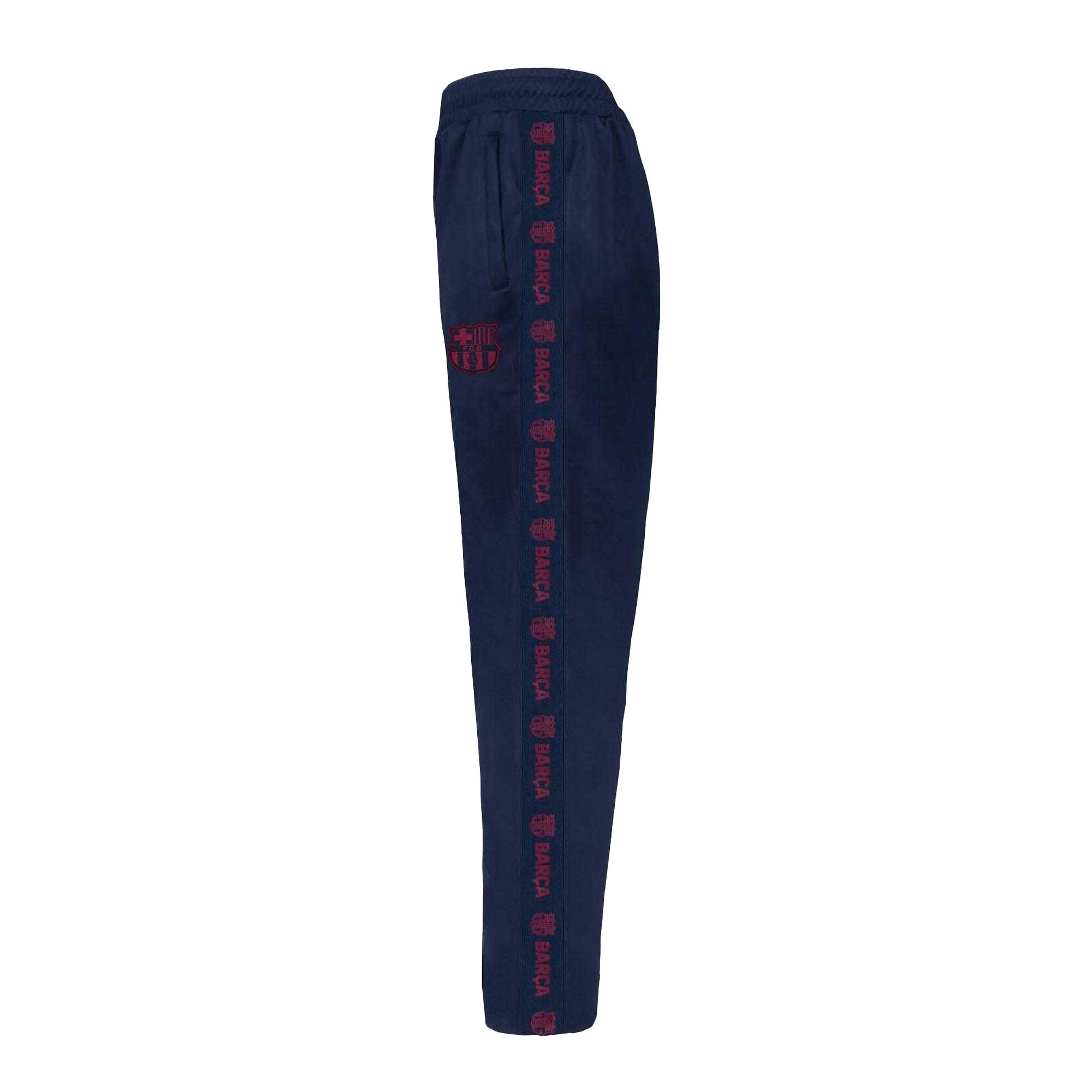 Tuta Nastrato Ragazzi FC Barcelona Blu Navy 3/5