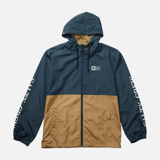 Jacke Salty Crew Surface Windbreaker Navy Strohhut
