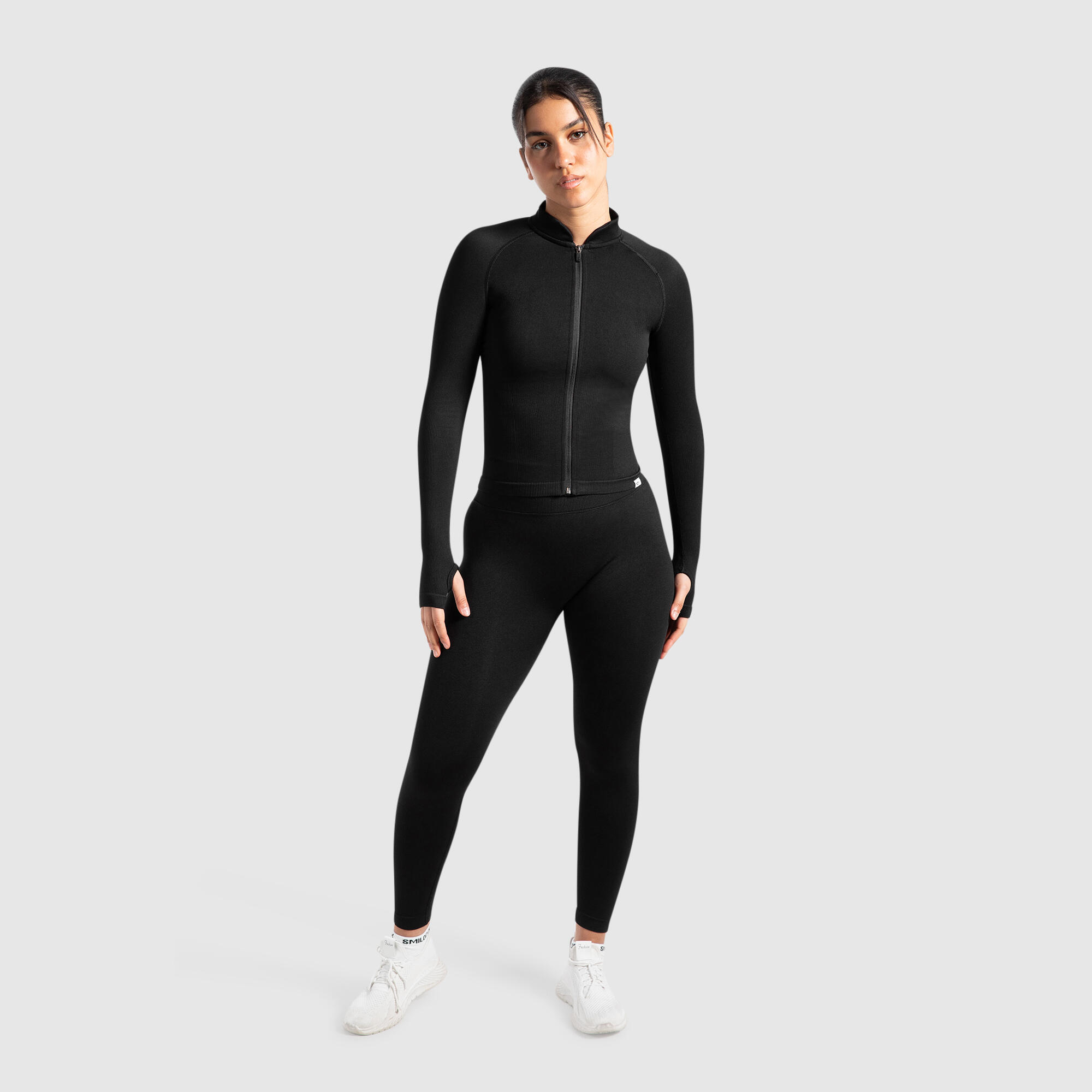 Damen Trainingsjacke Revia Schwarz 3/5
