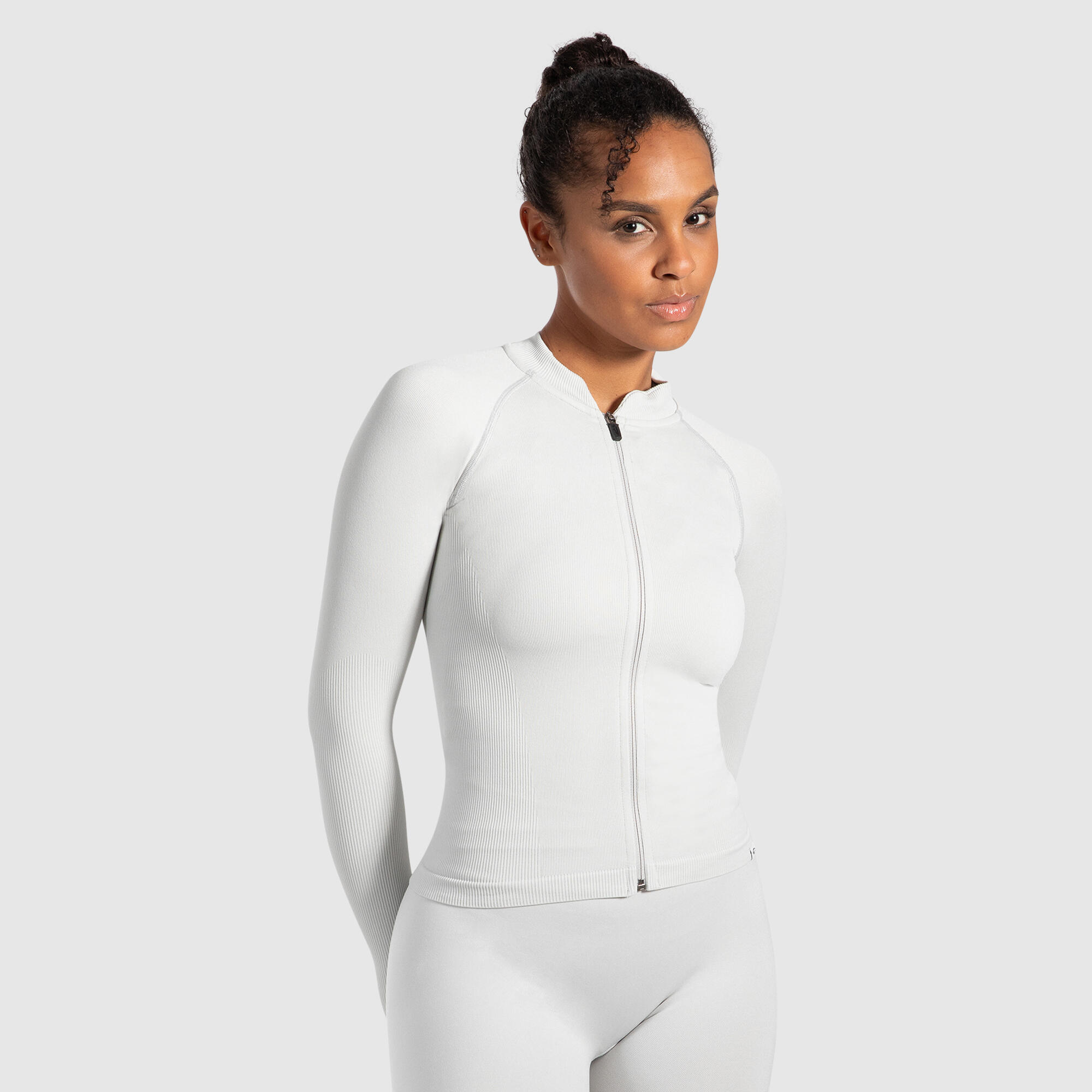 Damen Trainingsjacke Revia Hellgrau 2/5