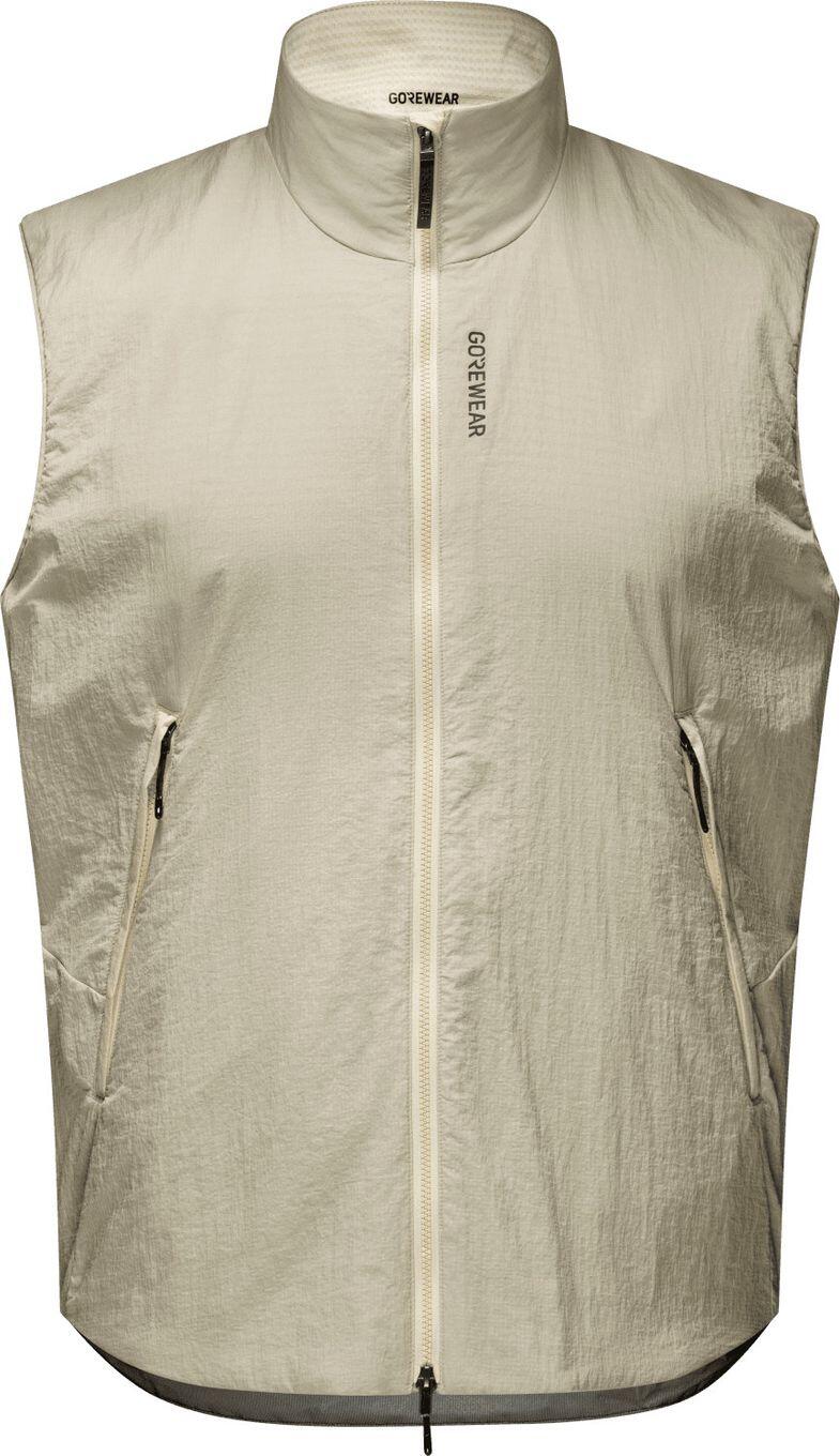 Heren Gore Wear Concurve Windstopper Beige Mouwloos Vest 6/7
