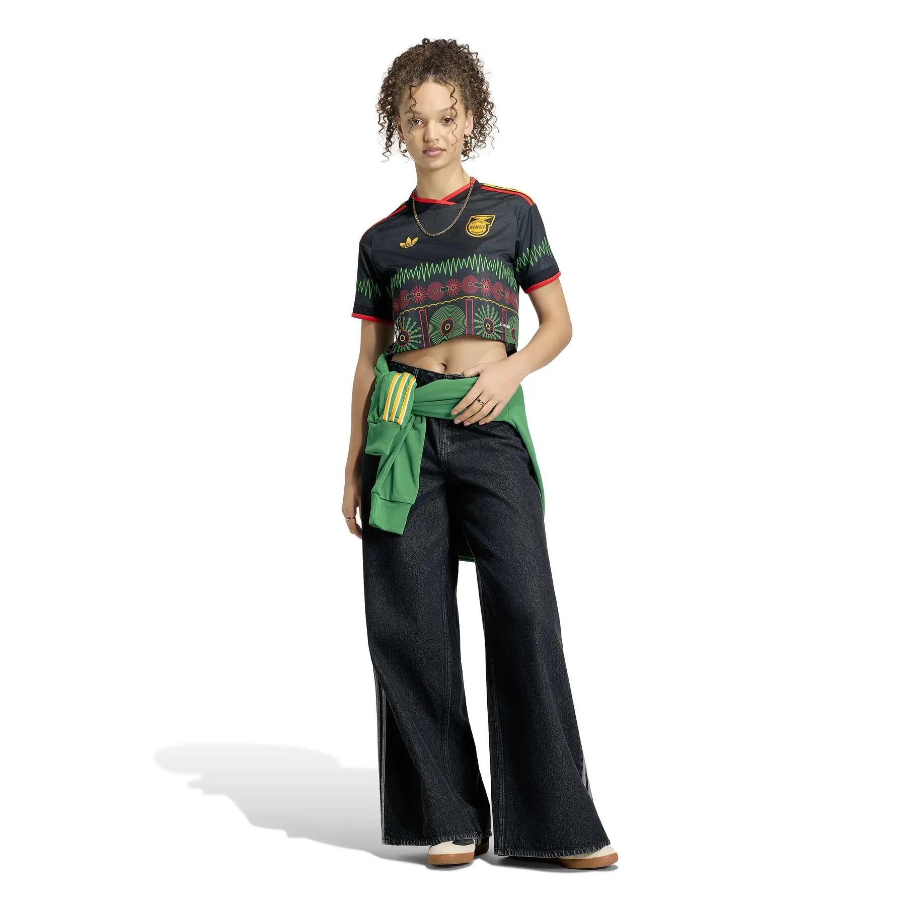 Top de Futebol Feminino Externo Jamaica Coupe du Monde 2026 3/7