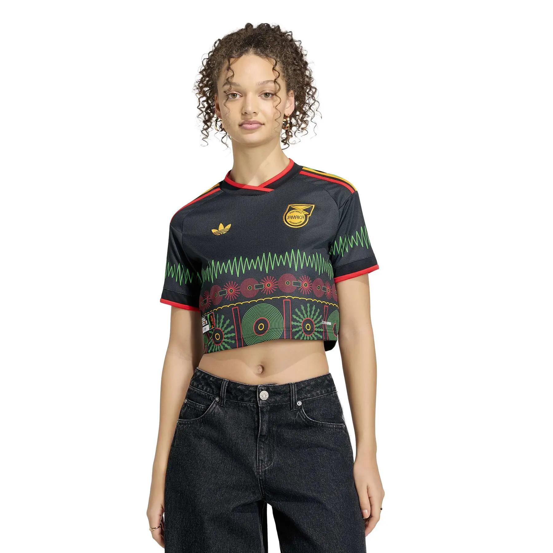 Top de Futebol Feminino Externo Jamaica Coupe du Monde 2026 2/7