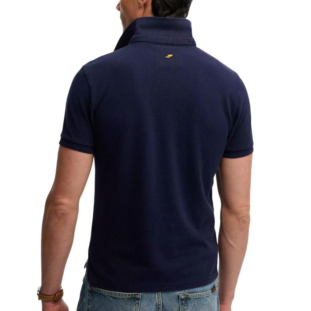 Superdry Herren Polo-Shirt Klassisch Marineblau Piqué 2/2