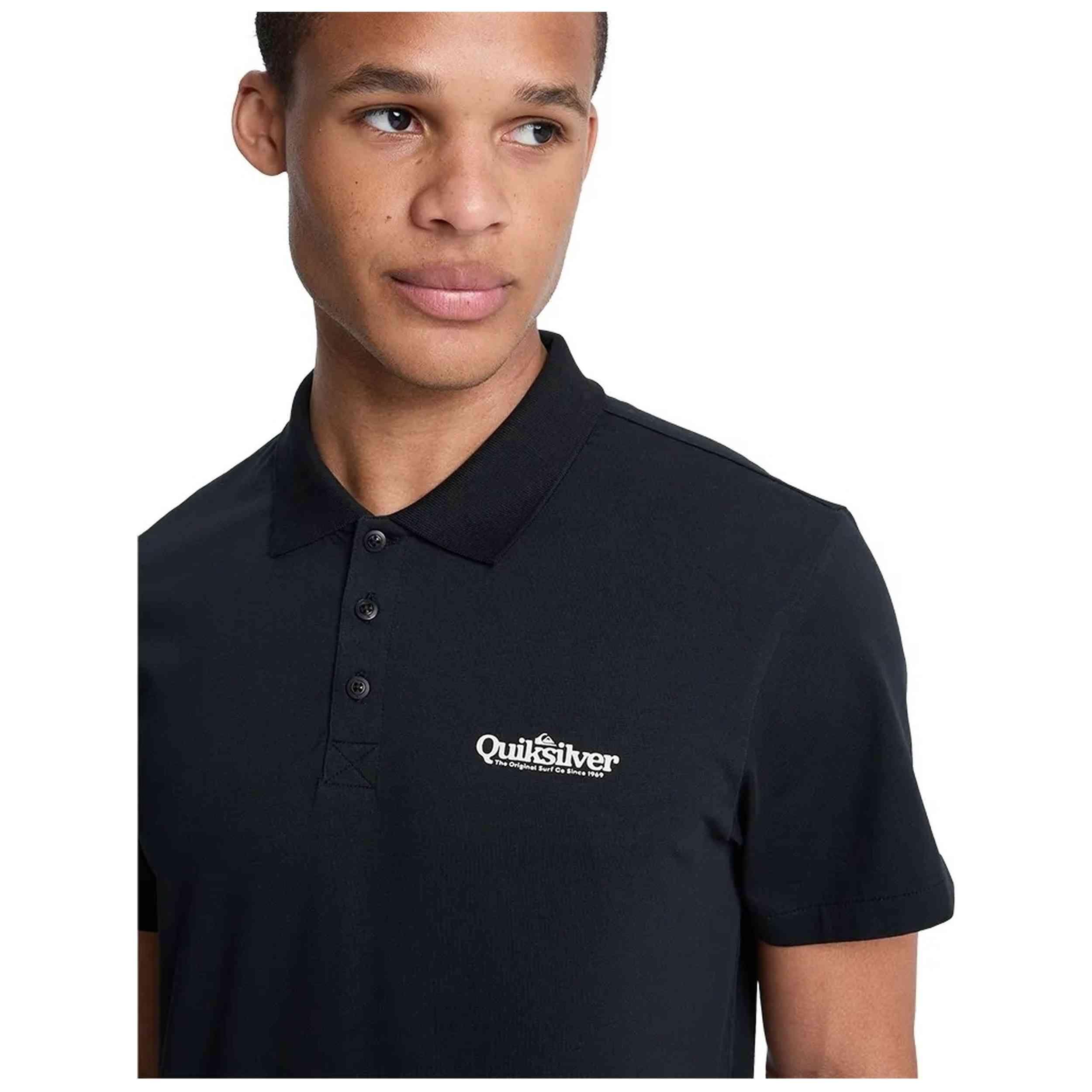 Korte mouw poloshirt Quiksilver model POLO STRETCH (KVJ0) voor mannen 3/5