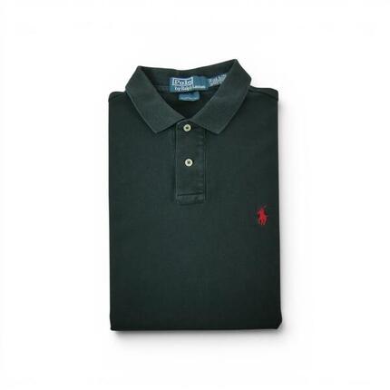 Seconde vie - Polo manches courtes Homme Noir - Très bon état