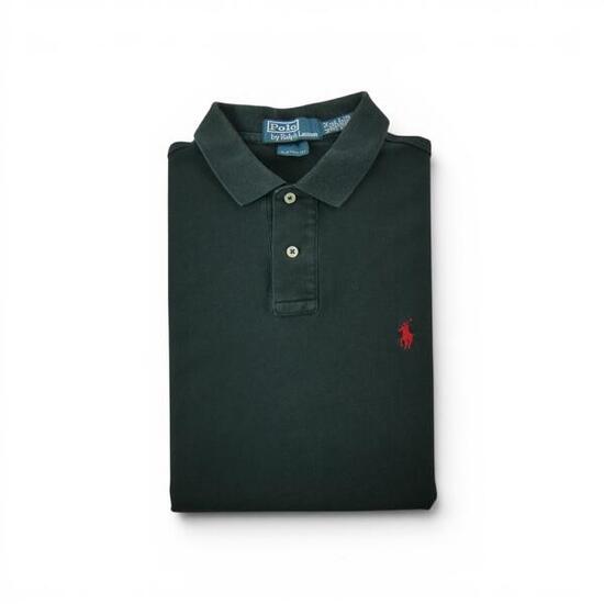 Seconde vie - Polo manches courtes Homme Noir - Très bon état