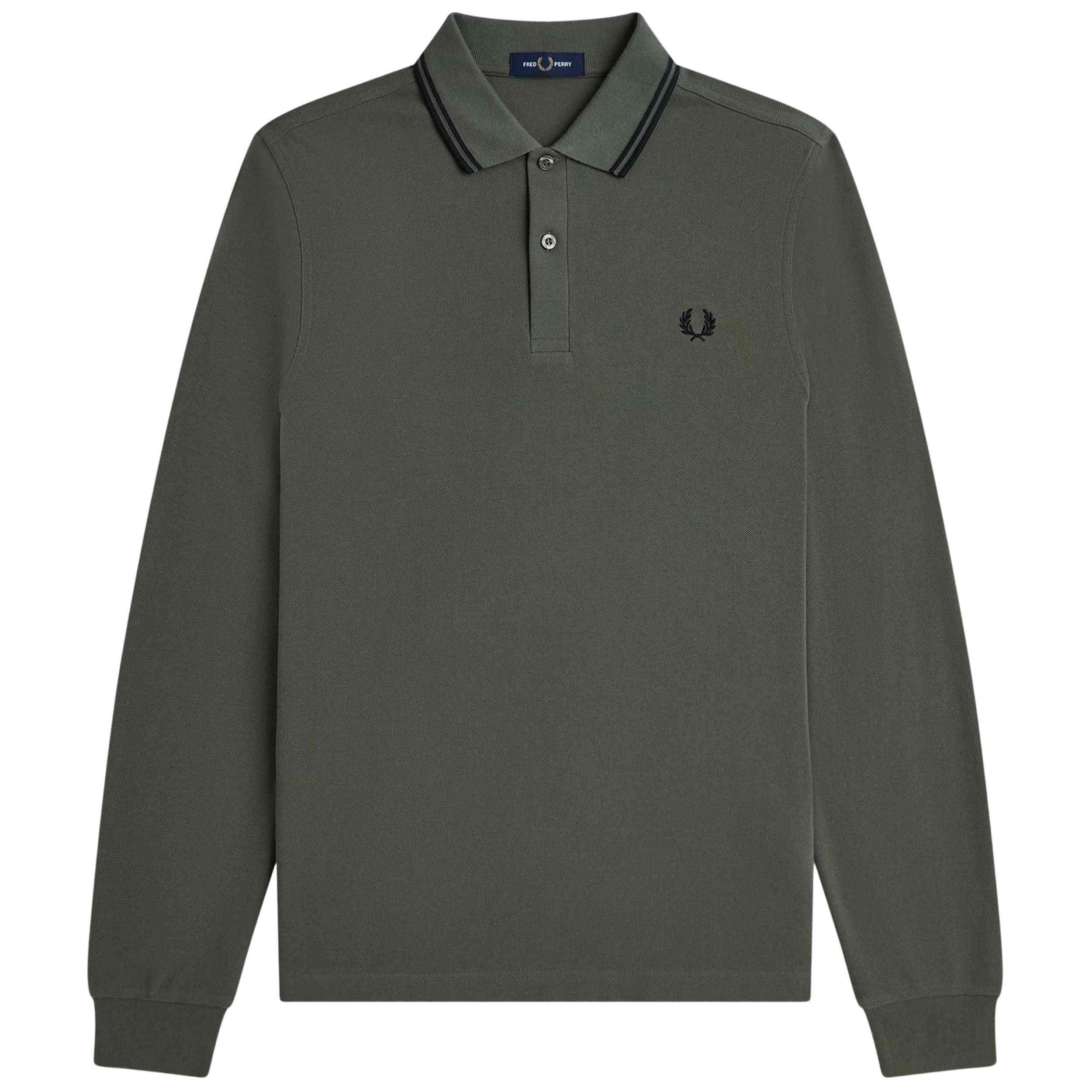 Polo a maniche lunghe Fred perry modello 124-15260763685208 per uomini 5/5