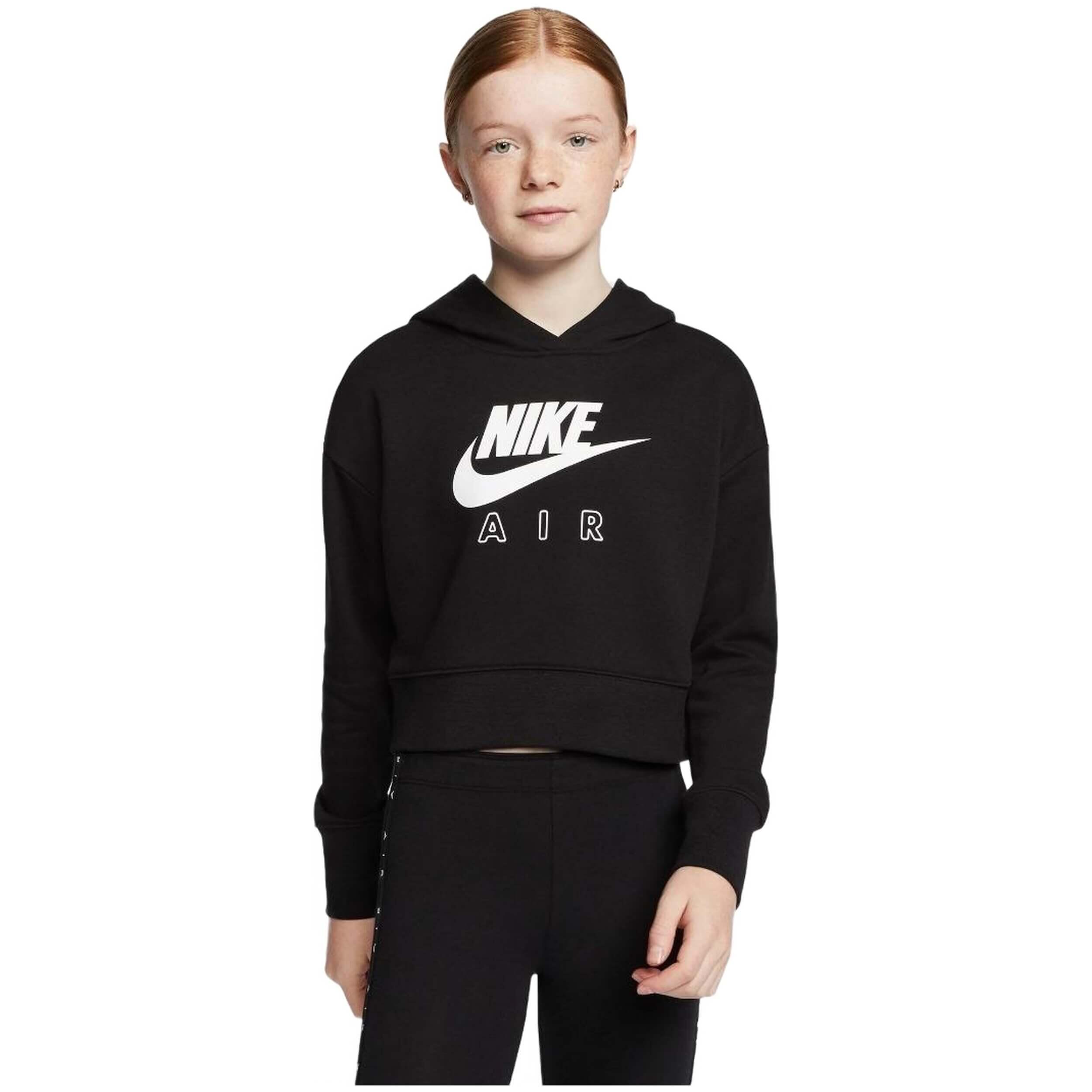 Sweat à capuche Nike modèle CZ6234-010 pour filles 3/5