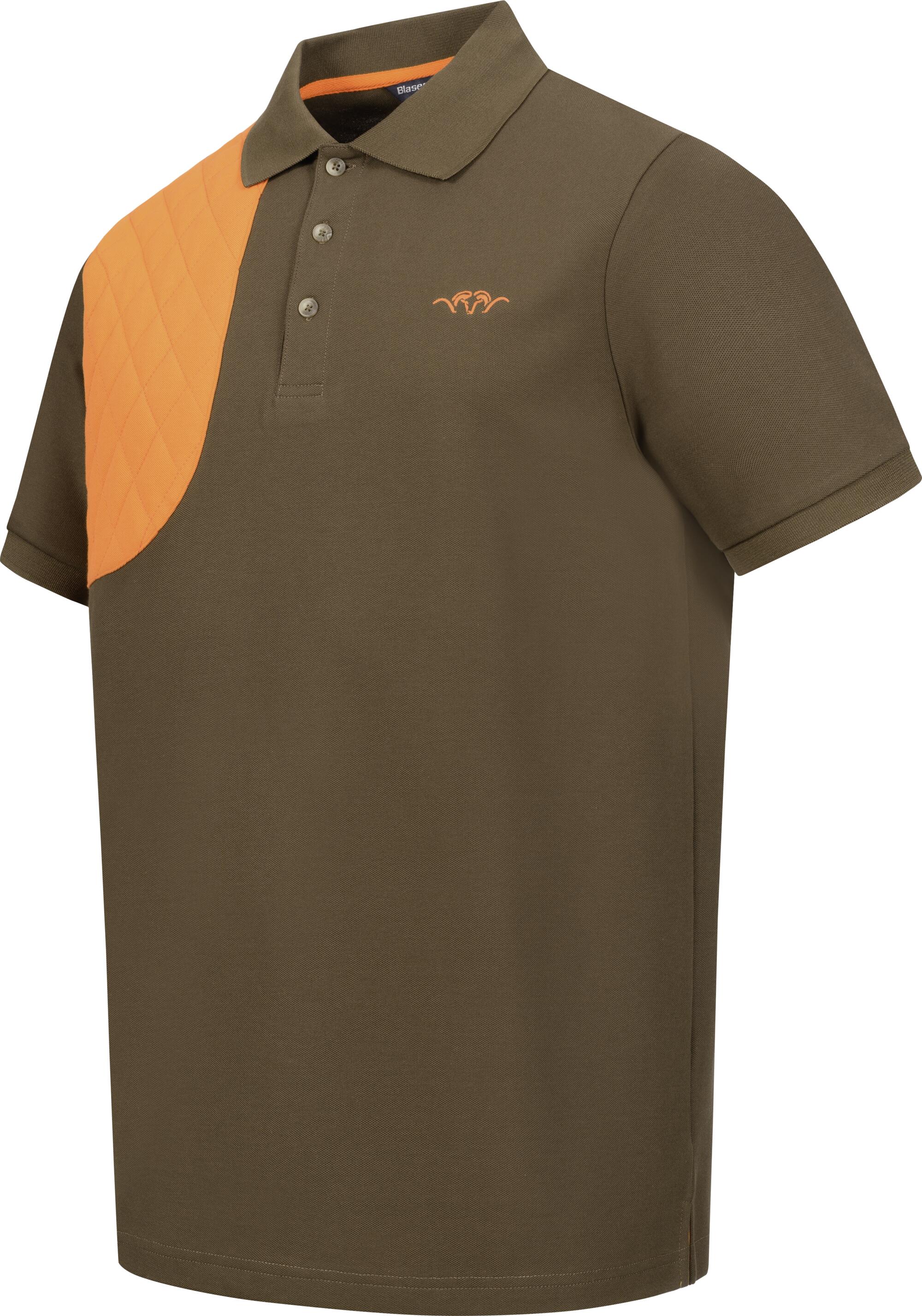 Polo Shooting Patch heren - Donkerbruin 3/7