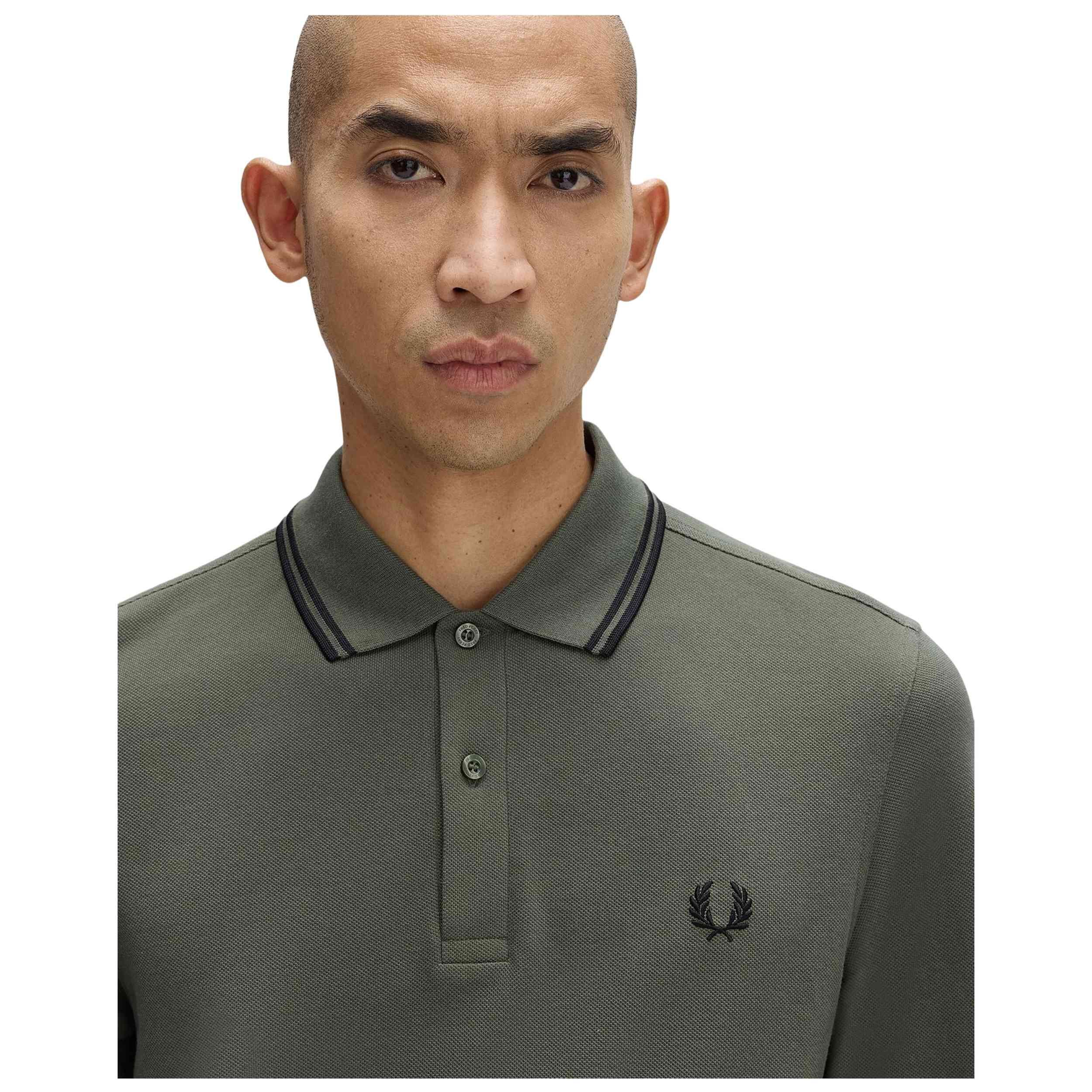 Polo a maniche lunghe Fred perry modello 124-15260763685208 per uomini 4/5
