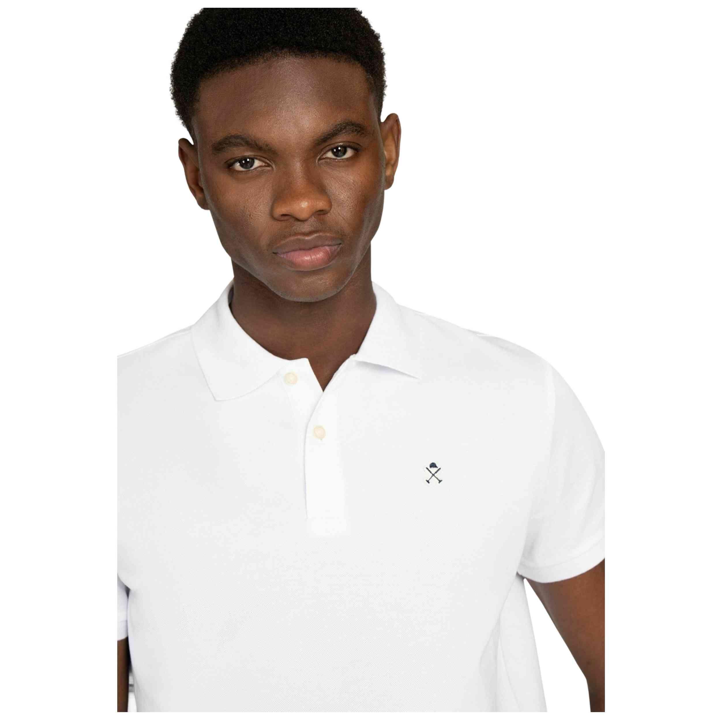 Korte mouw poloshirt Harper & neyer model Retro voor mannen 4/5