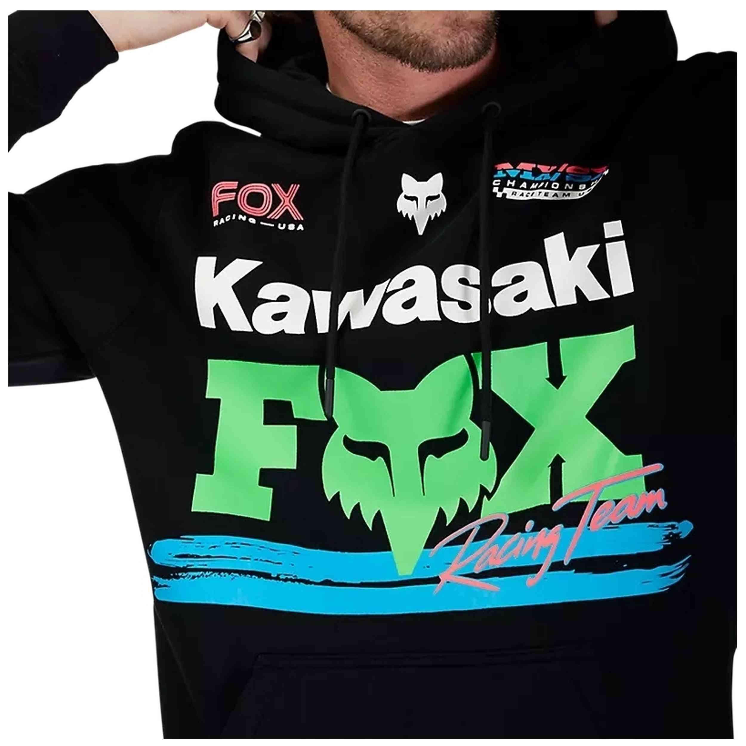 Felpa con cappuccio Fox modello Fox X Kawi per uomini 5/5